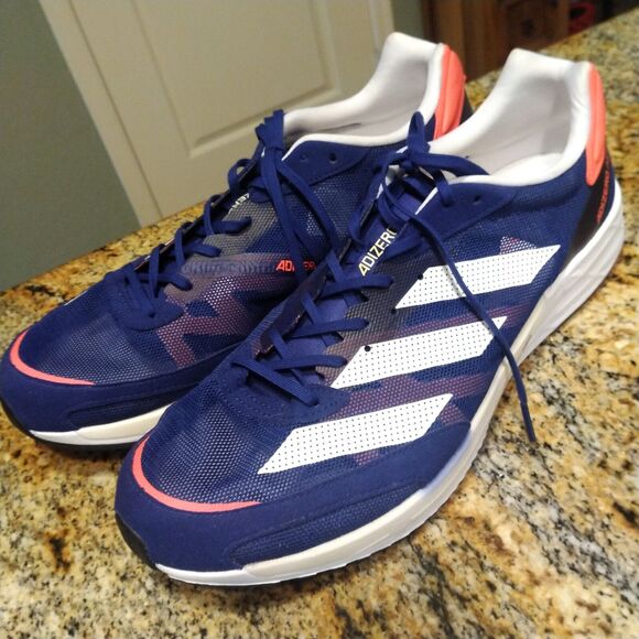adidas Adizero Adios 6 Legacy Indigo 2021 GY0893 Men’s Size US 13 - Picture 4 of 12